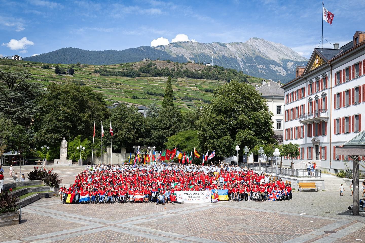 39eme camp international en Suisse.